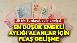 En düşük emekli maaşı alanlar hakkında flaş gelişme