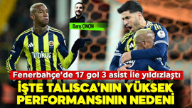 Fenerbahçe’de 17 gol 3 asistle yıldızlaştı! İşte Talisca’nın yüksek performansının nedeni