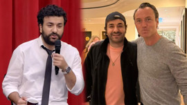Hasan Can Kaya'dan Hollywood yıldızı Jude Law ile poz! Nuri Bilge Ceylan hayranı çıktı