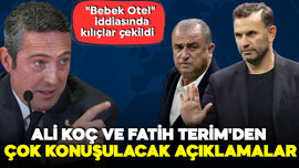 "Bebek Otel" iddiasında kılıçlar çekildi! Ali Koç ve Fatih Terim'den çok konuşulacak açıklamalar
