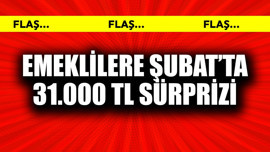 Emeklilere Şubat'ta 31.000 TL sürprizi