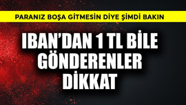 IBAN'dan 1 TL bile para gönderenler dikkat! Paranız boşa gitmesin diye şimdi bakın