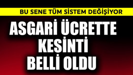 Asgari ücrette kesinti belli oldu