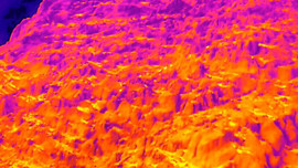 Termal dron ile görüntülendiler! Onların ayak bastığı yere gidebilen insan yok