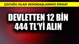 Çocuğu olanlar dikkat! Devletten 12 bin 444 TL'yi alın