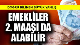 Emekliler 2. maaşı da alabilir!