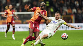 Galatasaray hata yapmadı! Alanyaspor'u evinde rahat geçti