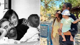 Neslihan Atagül'den duygusal kutlama! Minik oğlu Aziz 1 yaşında!