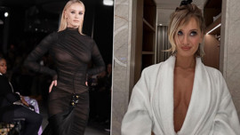 Didem Soydan'dan nefes kesen tercih! Transparan tarzıyla podyumu yaktı geçti!