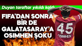FIFA'dan sonra bir de Galatasaray'a Osimhen şoku! Duyan taraftar yıkıldı