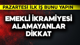 Emekli ikramiyesi alamayanlar dikkat! Pazartesi ilk iş bunu yapın
