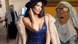 Şarkıcı Hatice'den "Sürahi Nine" taklidi! Profesyonel oyunculara taş çıkardı