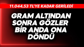 Gram altından sonra gözler bir  anda ona döndü! 11.044,53 TL'ye geriledi