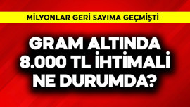 Gram altında 8.000 TL ihtimali ne durumda?