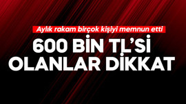 600 bin TL'nin aylık faizi ortaya çıktı! 32 gün sonra yatan rakam birçok kişiyi memnun ediyor