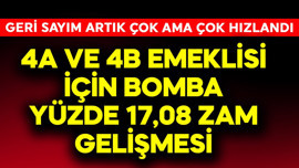 4a ve 4b emeklisi için bomba yüzde 17,08 zam gelişmesi