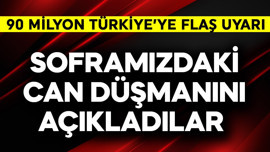 Uzmanlardan 90 milyon Türkiye'ye hayati uyarı! Soframızdaki can düşmanı