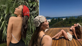 Bahar Şahin yaz sezonunu açtı! Tatil pozlarıyla sosyal medyayı salladı
