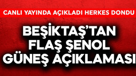 Beşiktaş'tan flaş Şenol Güneş açıklaması! Canlı yayında söyledi herkes dondu kaldı
