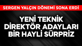 Beşiktaş'ta Sergen Yalçın dönemi bitti! Yeni teknik direktör adayları bir hayli sürpriz