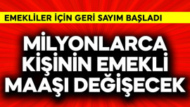 Milyonlarca kişinin emekli maaşı değişecek