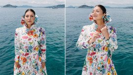 Sibel Can'dan Cannes çıkarması: Zarafetiyle göz kamaştırdı