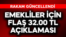 Emekliler için flaş 32.000 TL açıklaması! Rakam güncellendi