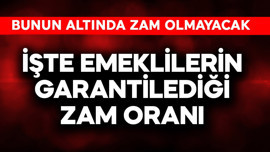 İşte emeklilerin garantilediği zam oranı