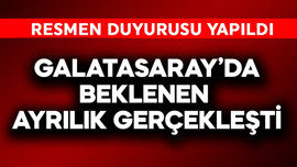 Galatasaray'da beklenen ayrılık gerçekleşti! Resmen duyuruldu