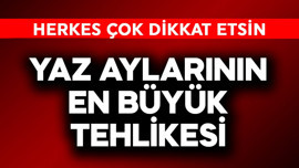 Yaz aylarının en büyük tehlikesi! Herkes çok dikkat etsin