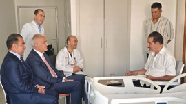 Bakan Ersoy'dan İbrahim Tatlıses'e ziyaret