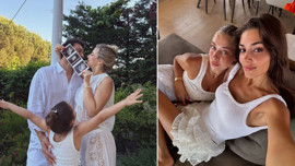 Hande Erçel'in ablası Gamze Erçel ikinci kez anne oluyor! Müjdeli haberi sosyal medyadan duyurdu