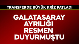 Galatasaray ayrılığı resmen duyurmuştu! Transferde büyük kriz patladı
