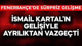 Fenerbahçe'de sürpriz gelişme! İsmail Kartal'ın gelişiyle ayrılıktan vazgeçti