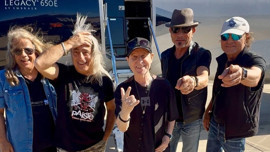 Efsane müzik grubu Scorpions İstanbul'da! İlk kareler geldi