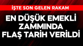 En düşük emekli zammında flaş tarih verildi
