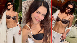 Dilara Aksüyek'ten cesur paylaşım: Bikinili pozlarıyla yürek hoplattı