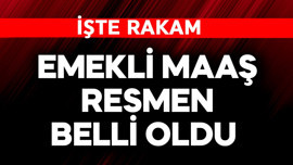 Emekli  maaş zammı resmen belli oldu! İşte rakam
