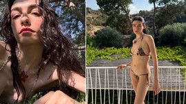 Hazar Ergüçlü'den iddialı tatil paylaşımı: Leopar desenli bikinisiyle pozlar verdi, o hali nefes kesti