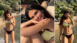 Dilara Aksüyek'ten iddialı paylaşım! Bikinili pozlarıyla kendine hayran bıraktı