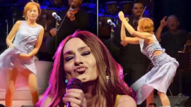 Yıldız Tilbe sahnede kendinden geçti! Dansıyla görenleri şaşkınlığa sürükledi