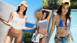 Hande Erçel'den iddialı pozlar! Kusursuz fiziği dikkat çekti