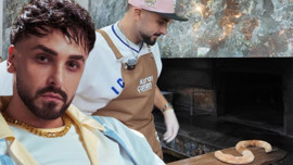 Ünlü şarkıcı Sefo konser sonrası tezgah başına geçti! Elleriyle Bafra pidesi yaptı