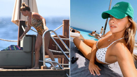 Pelin Karahan Bodrum tatilinde! Keyifli halleri objektiflere takıldı