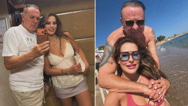 Aralarındaki 26 yaş fark gündem olmuştu! Burak Sergen eşiyle Yunanistan tatilinde