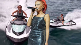 Yüzme bilmeyen Yıldız Tilbe'den jet ski şov! Görenler şaştı kaldı