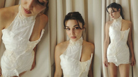 Hande Erçel'in beyaz mini elbisesi olay oldu! "Tuvalet kağıdı" benzetilmesi yapıldı