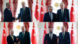 Cumhurbaşkanı Erdoğan, 4 Büyükler'in başkanlarını kabul etti