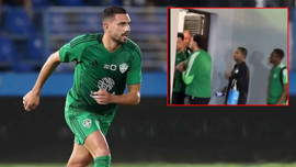 Milli yıldız Merih Demiral'dan soyunma odasına baskın! Nedeni bakın ne çıktı