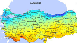 Türkiye'ye pazartesi gecesi 2'ncisi Karadeniz'den giriş yapacak Salı burada